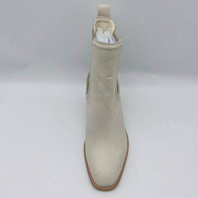 Sepatu Bot Kulit Wanita Tahan Air #6 - #11 Ankle Square Toe Boots