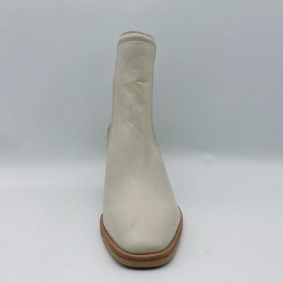 Sepatu Bot Kulit Wanita Tahan Air #6 - #11 Ankle Square Toe Boots