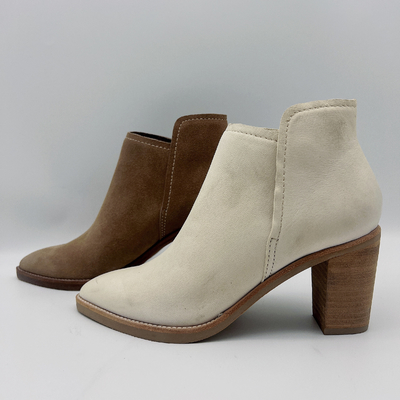 Sepatu Bot Kulit Wanita Kustom Tulang Lembut Nappa / Kulit Sapi Suede Atas