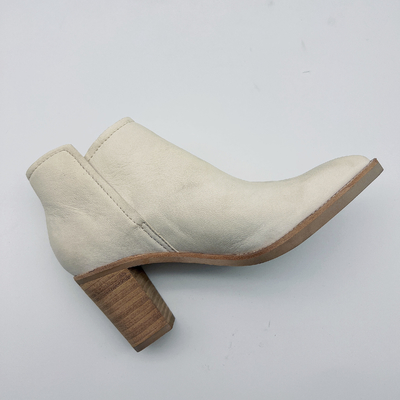 Sepatu Bot Kulit Asli Wanita Sepatu Bot Semata Kaki Ujung Runcing Heel Chunky