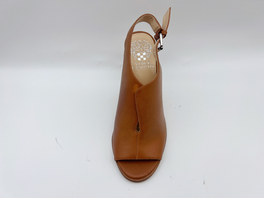 Tan High Heel Sandal Kaki Terbuka #6 - #11 Sandal Wanita Kulit Asli SGS