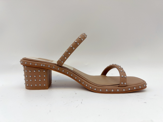 Soft Open Toe Sandal Lembut Kulit Sapi Tan Womens Open Toe Flats