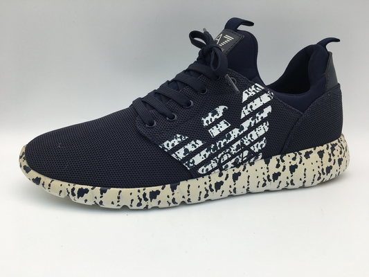Sepatu Atletik Kasual Non Slip Kustom Sepatu Tenis Bernapas Wanita Hitam