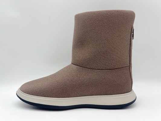 Sepatu Kerja High Top Non Slip Nyaman Lt Pink Dengan YKK Nylon Zipper