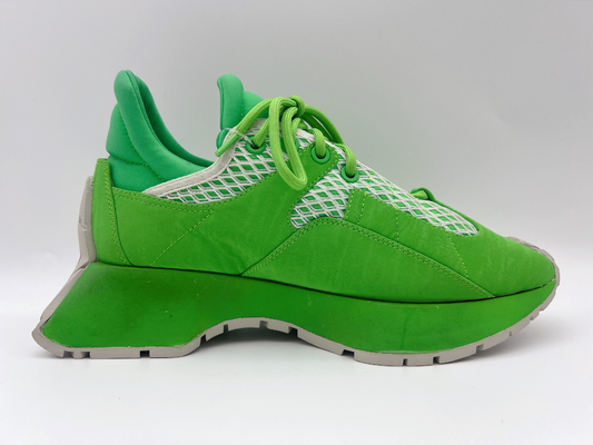 Sepatu Olahraga Atletik Non Slip Sepatu Basket Wanita Kasual Hijau
