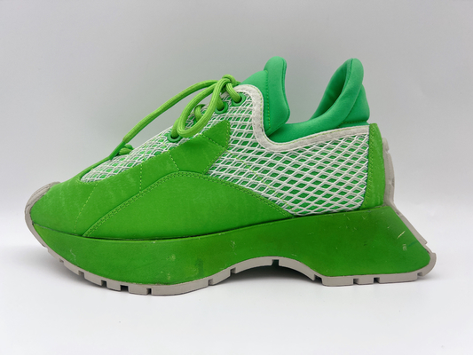 Sepatu Olahraga Atletik Non Slip Sepatu Basket Wanita Kasual Hijau