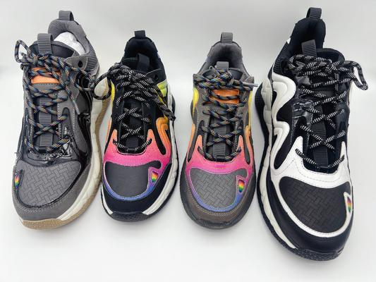 Sepatu Olahraga Atletik Wanita Abu-abu Sepatu Basket Anti Selip Nyaman