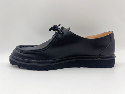 Sepatu Flat Hitam Kustom Wanita Sepatu Kerja Tahan Air Non Slip