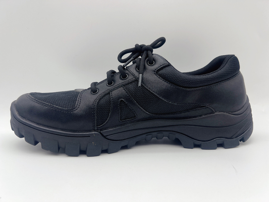 Sepatu Kerja Tahan Slip Kulit Sapi Lembut Hitam Bergaya Dpt Dipakai / Nyaman