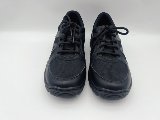 Sepatu Kerja Tahan Slip Kulit Sapi Lembut Hitam Bergaya Dpt Dipakai / Nyaman