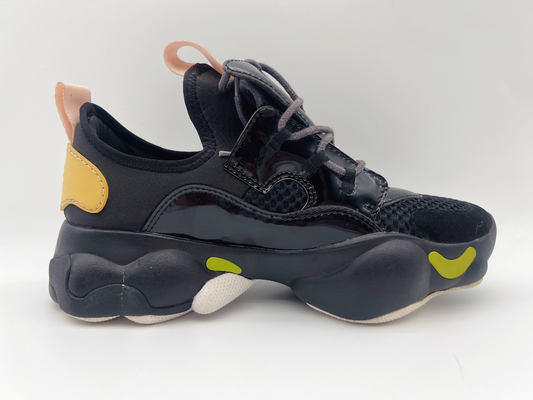 Sepatu Basket Wanita Tinggi Atas Hitam Tahan Slip ODM / OEM