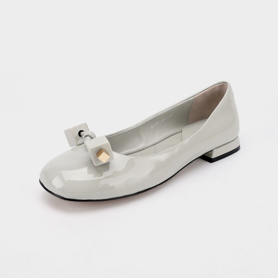 Sepatu Kantor Datar Lembut Dan Nyaman, Sepatu Flat Kulit Asli Wanita