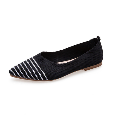 Rajutan Menunjuk Flat Bottomed Harian Cocok untuk Semua Sepatu Wanita Sepatu Wanita Sepatu Flat Wanita
