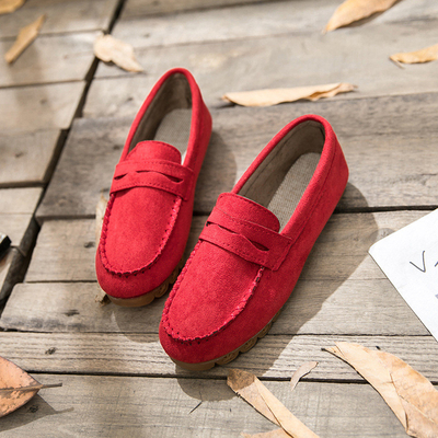 Lembut Bawah Daging Sapi Tendon Bernapas Wanita Sepatu Kasual Baru Fashion Flat Sepatu