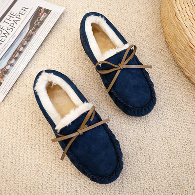 Musim Gugur Dan Musim Dingin Hamil Plus Ukuran Sepatu Tebal Mewah Katun Hangat Lembut Bawah Sepatu