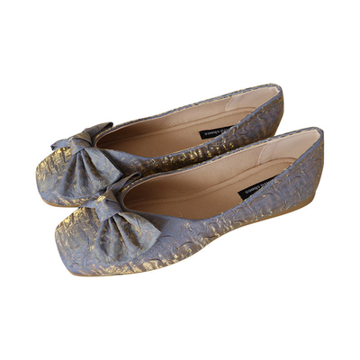 Karet Putih Kain Eva Busa Ballerina Flats Shoes Sofit Selalu Nyaman Untuk Wanita