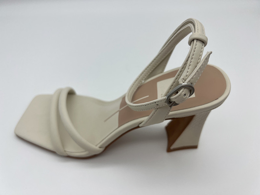 Sepatu Wanita Tali Pergelangan Kaki Coklat Ungu TPR Sandal Hak Tinggi 3 Inci