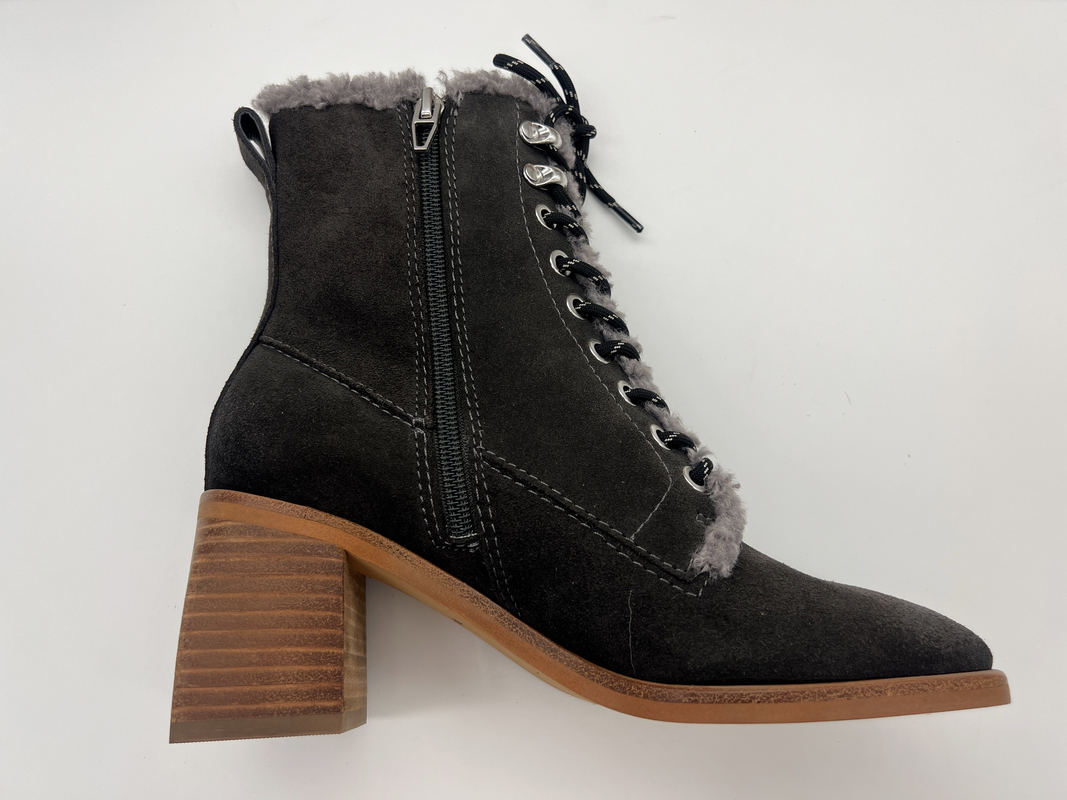 Sepatu bot musim dingin renda anti selip wanita tahan air kulit suede sapi lembut dengan lapisan mewah berkualitas tinggi